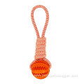 Hot Durable Rubber Cotton Rope Dog Chew Toy